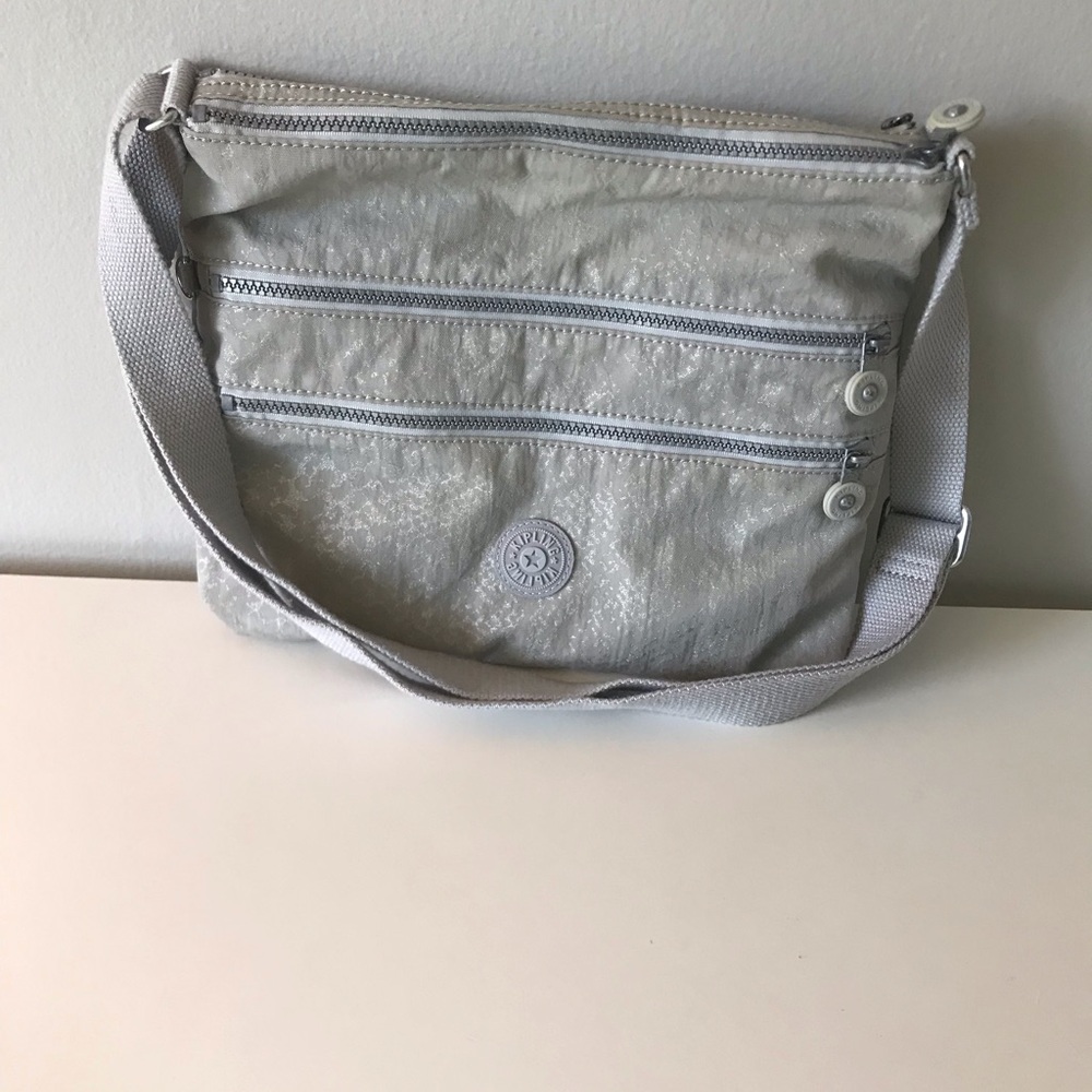 Kipling Light Gray Crossbody Bag
